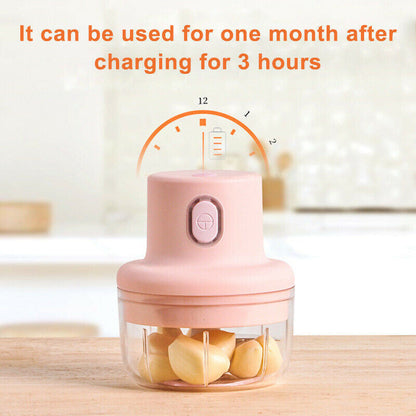 Wireless Electric Food Chopper - Electric Garlic Grinder