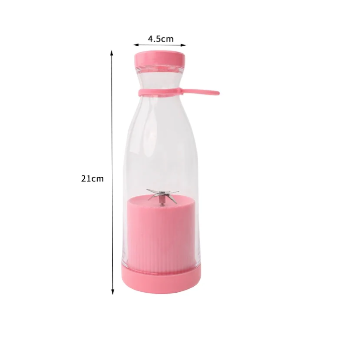 6 Blades Portable Juicer Bottle - Rechargeable Juicer Blender