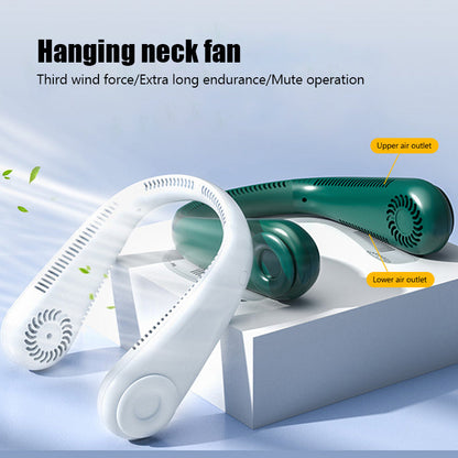 Portable Neck Fan - USB Rechargeable Neck Fan.